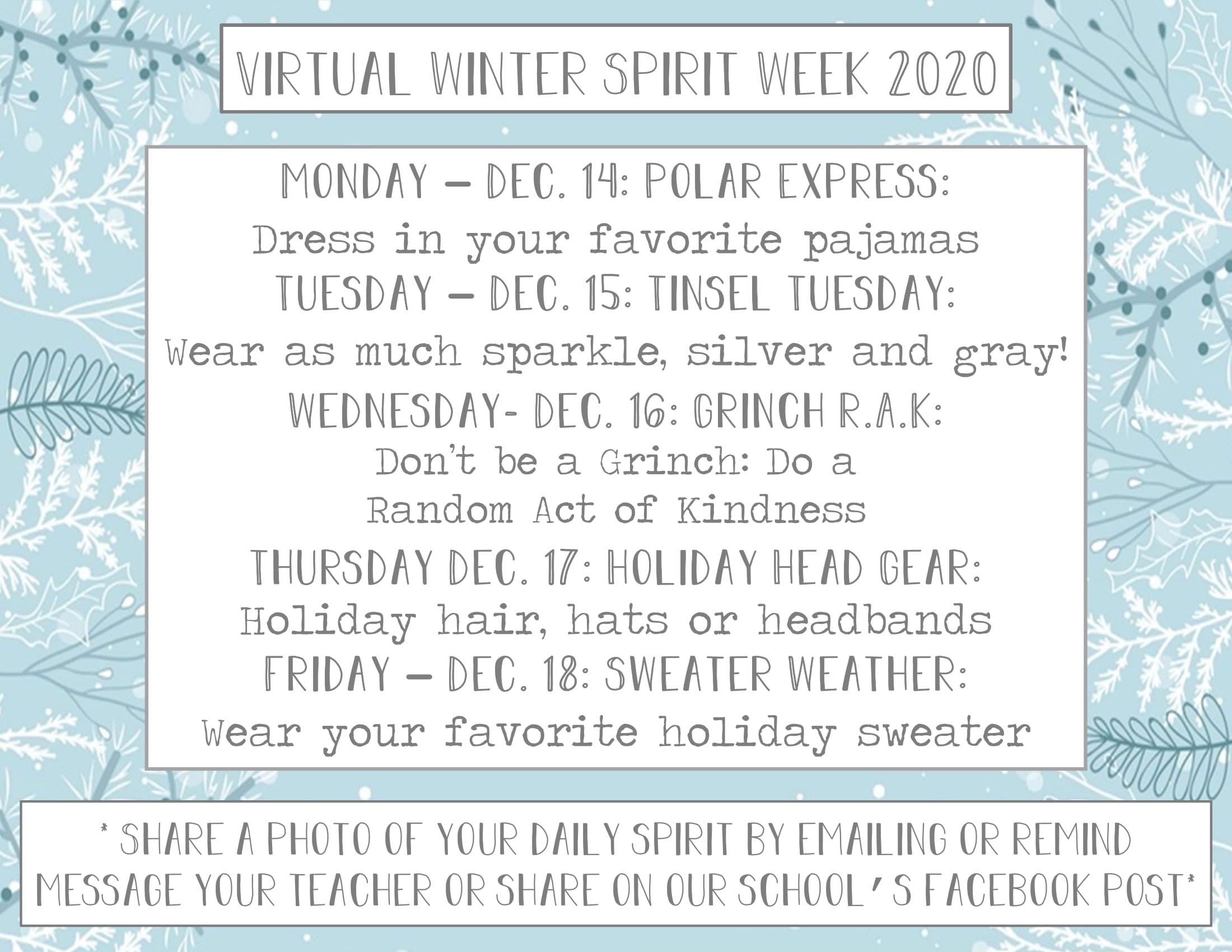 Virtual Winter Week