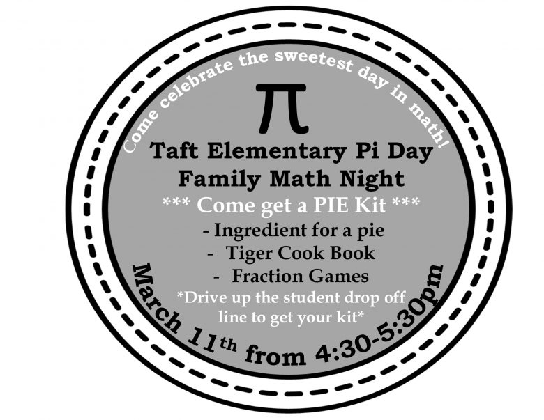 Pi Day Family Math Night March 11